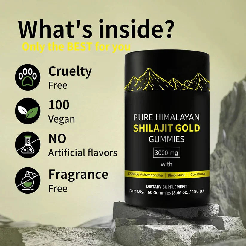 LunaOva™ - Pure Himalayan Shilajit Gold Gummies